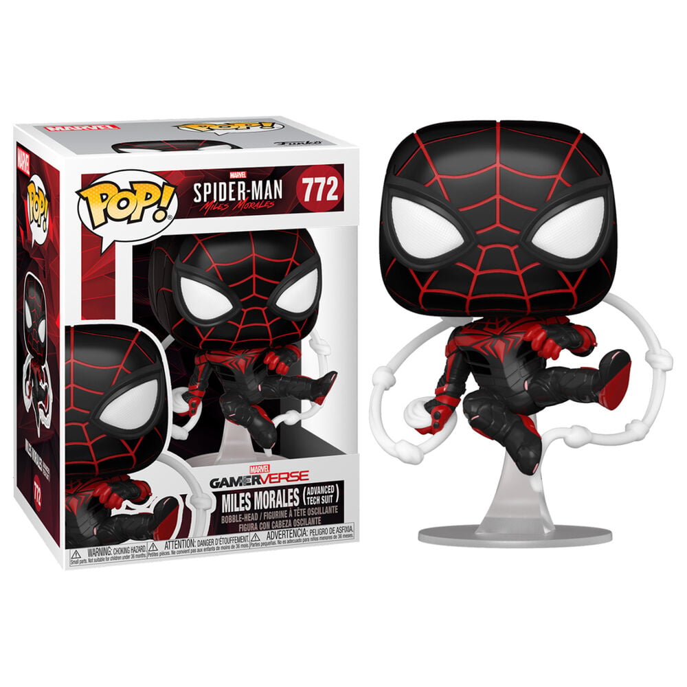 Figura Funko Pop! Miles Morales Advanced Tech Suit · Spider-Man — vista adicional del producto