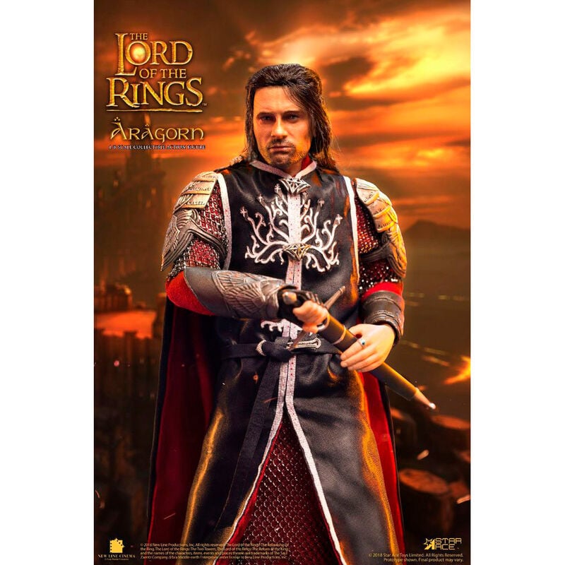 Figura Real Master Aragorn El Señor de los Anillos 23cm — vista adicional del producto