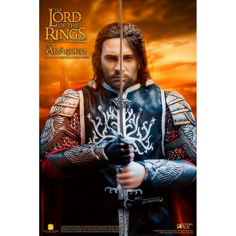 Figura Real Master Aragorn El Señor de los Anillos 23cm — vista adicional del producto