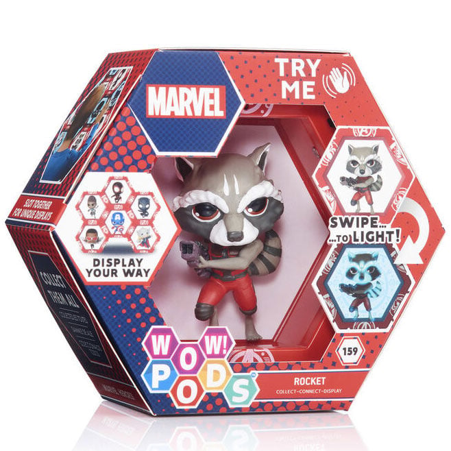Figura led WOW! POD Rocket Raccoon Marvel
