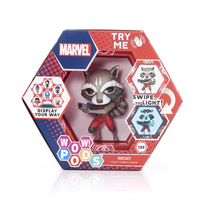 Figura led WOW! POD Rocket Raccoon Marvel — vista adicional del producto
