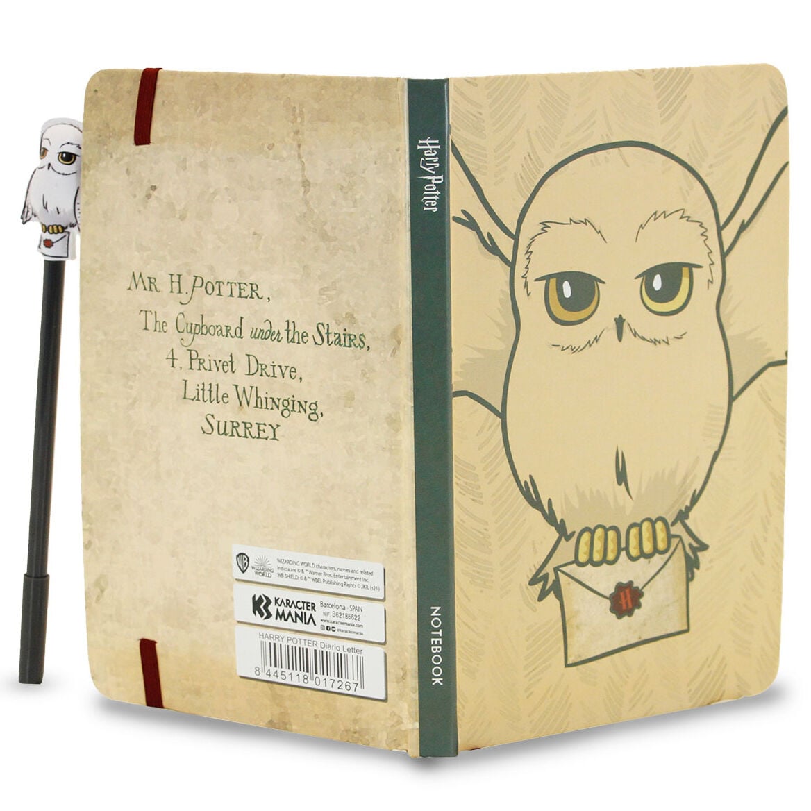 Set diario + boligrafo Hedwig Harry Potter — vista adicional del producto