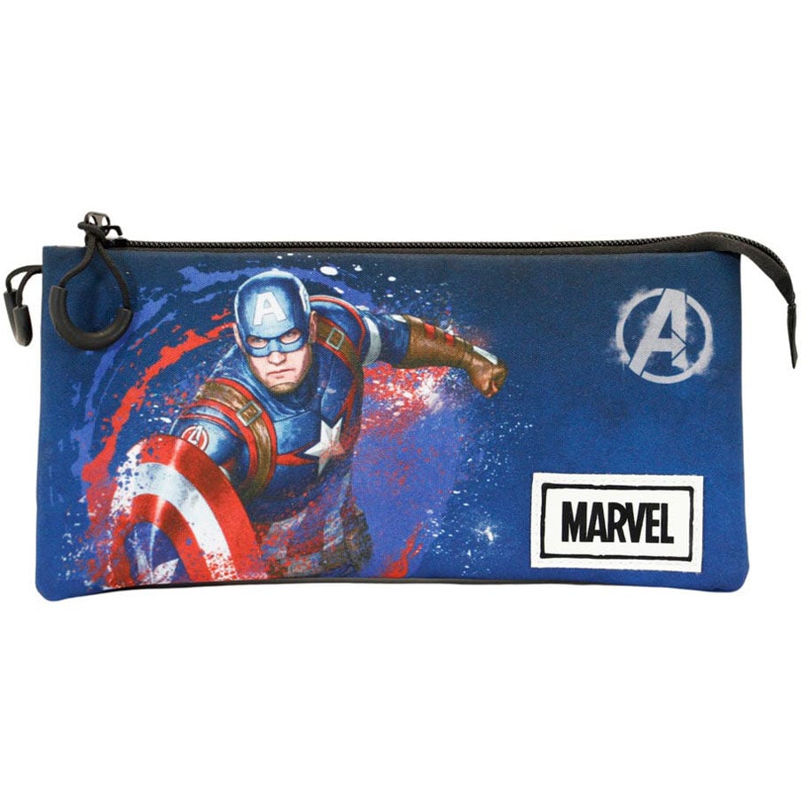 Portatodo Full Capitan America Marvel triple — vista adicional del producto