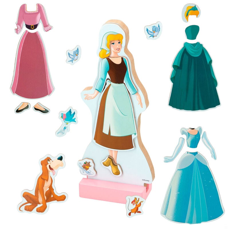 Juego magnetico madera vestidos Cenicienta Disney — vista adicional del producto