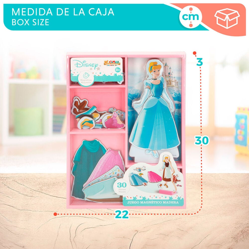 Juego magnetico madera vestidos Cenicienta Disney — vista adicional del producto