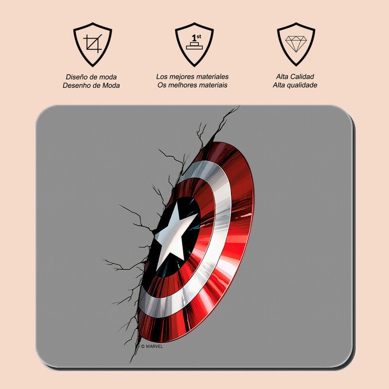Alfombrilla raton Capitan America Marvel — vista adicional del producto