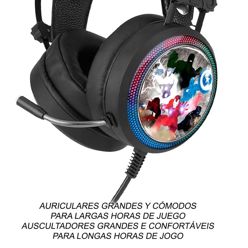 Auriculares gaming Vengadores Avengers Marvel — vista adicional del producto