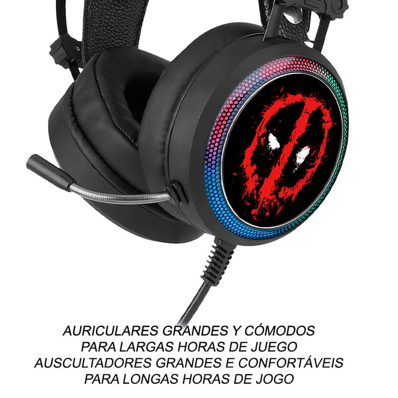Auriculares gaming Deadpool Marvel — vista adicional del producto