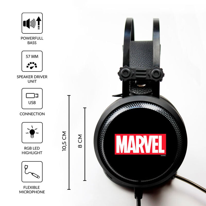Auriculares gaming Marvel — vista adicional del producto