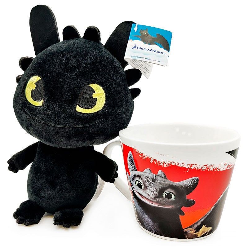 Taza + Peluche Como Entrenar a tu Dragon 18cm — vista adicional del producto