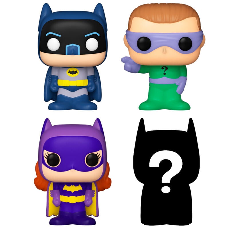 Blister 4 figuras Bitty POP DC Comics Batman Adam West — vista adicional del producto