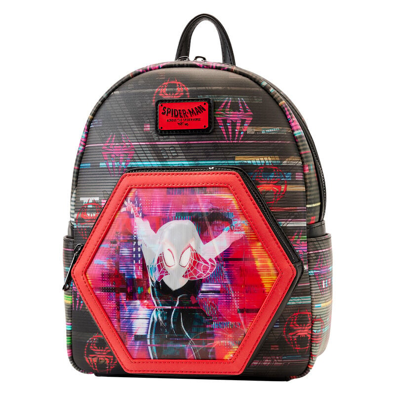 Mochila lenticular Cruzando el Multiverso Spiderman Marvel Loungefly 27cm — vista adicional del producto