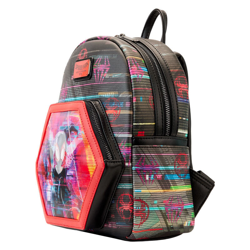 Mochila lenticular Cruzando el Multiverso Spiderman Marvel Loungefly 27cm — vista adicional del producto