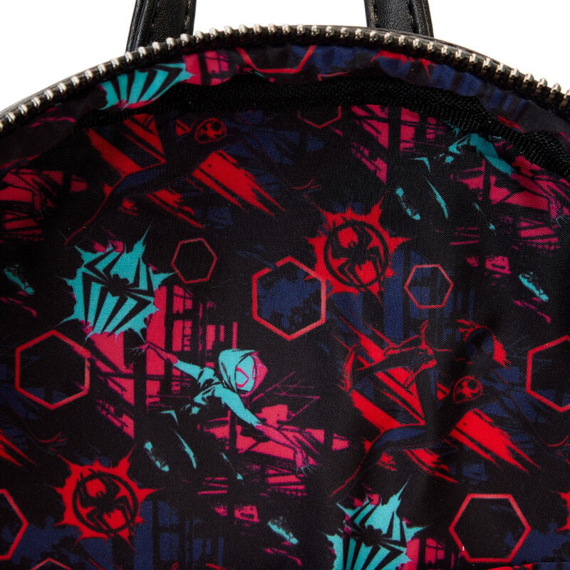 Mochila lenticular Cruzando el Multiverso Spiderman Marvel Loungefly 27cm — vista adicional del producto