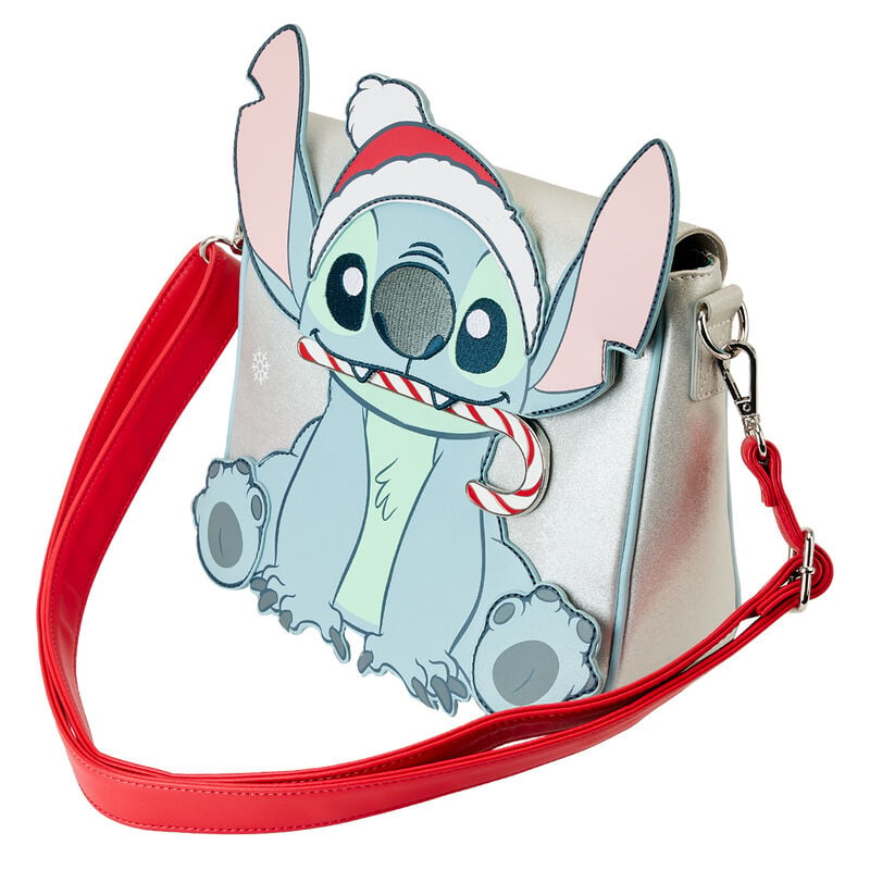 Bolso glitter Holiday Stitch Disney Loungefly — vista adicional del producto
