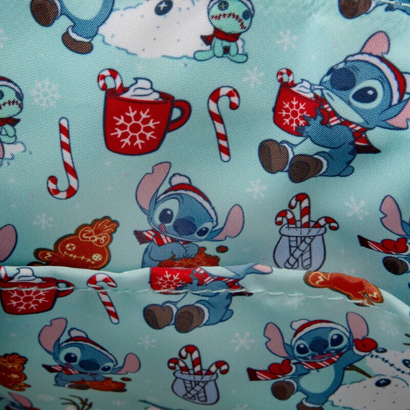 Bolso glitter Holiday Stitch Disney Loungefly — vista adicional del producto