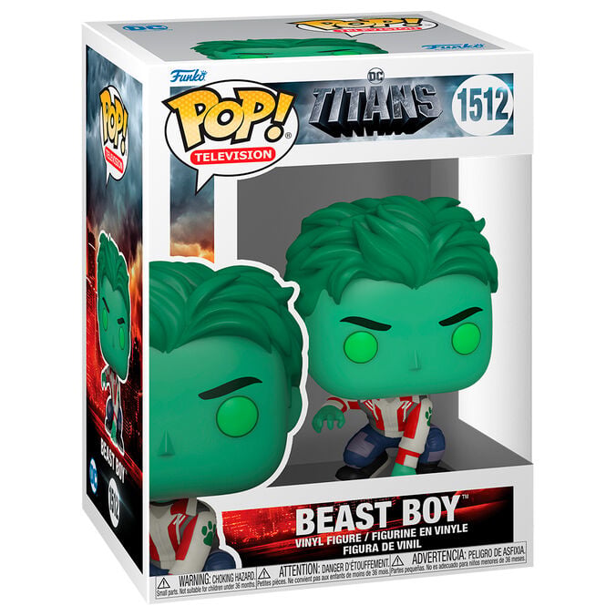 Figura Funko Pop! Beast Boy · DC Titans — vista adicional del producto