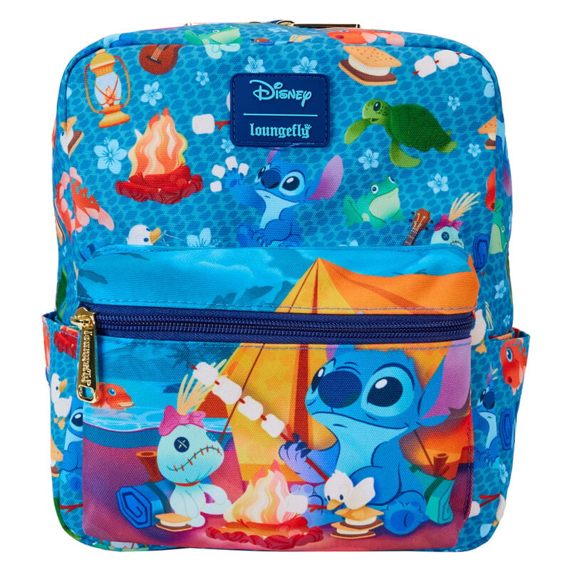 Mochila nylon Camping Cuties Stitch Disney Loungefly 24cm — vista adicional del producto