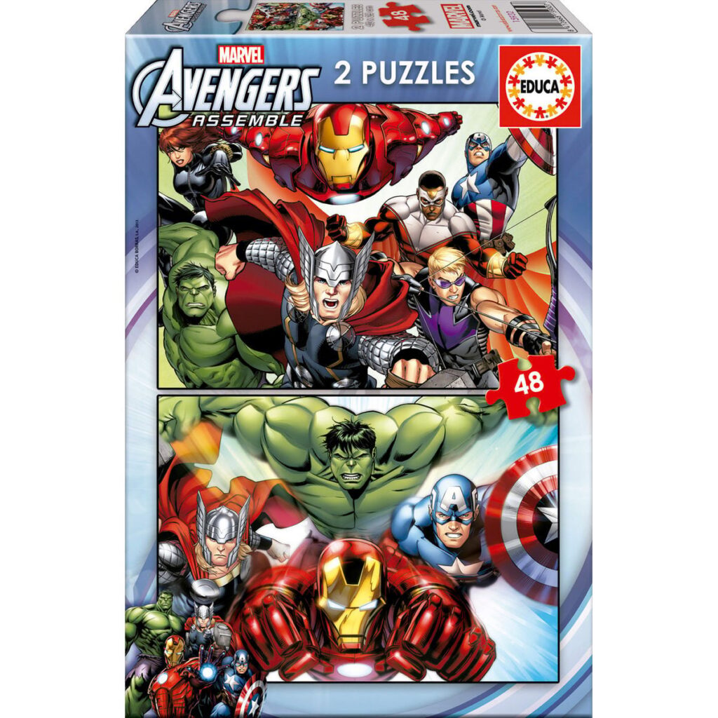 Puzzle Vengadores Avengers Marvel 2x48pzs