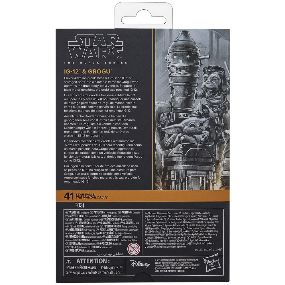 Set figuras IG-12 & Grogu The Mandalorian Star Wars 15cm — vista adicional del producto