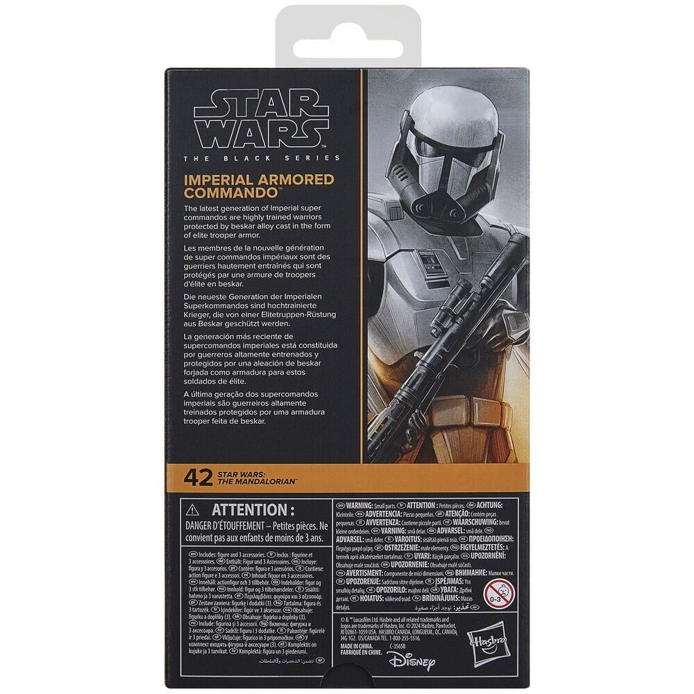 Figura Imperial Armored Commando The Mandalorian Star Wars 15cm — vista adicional del producto