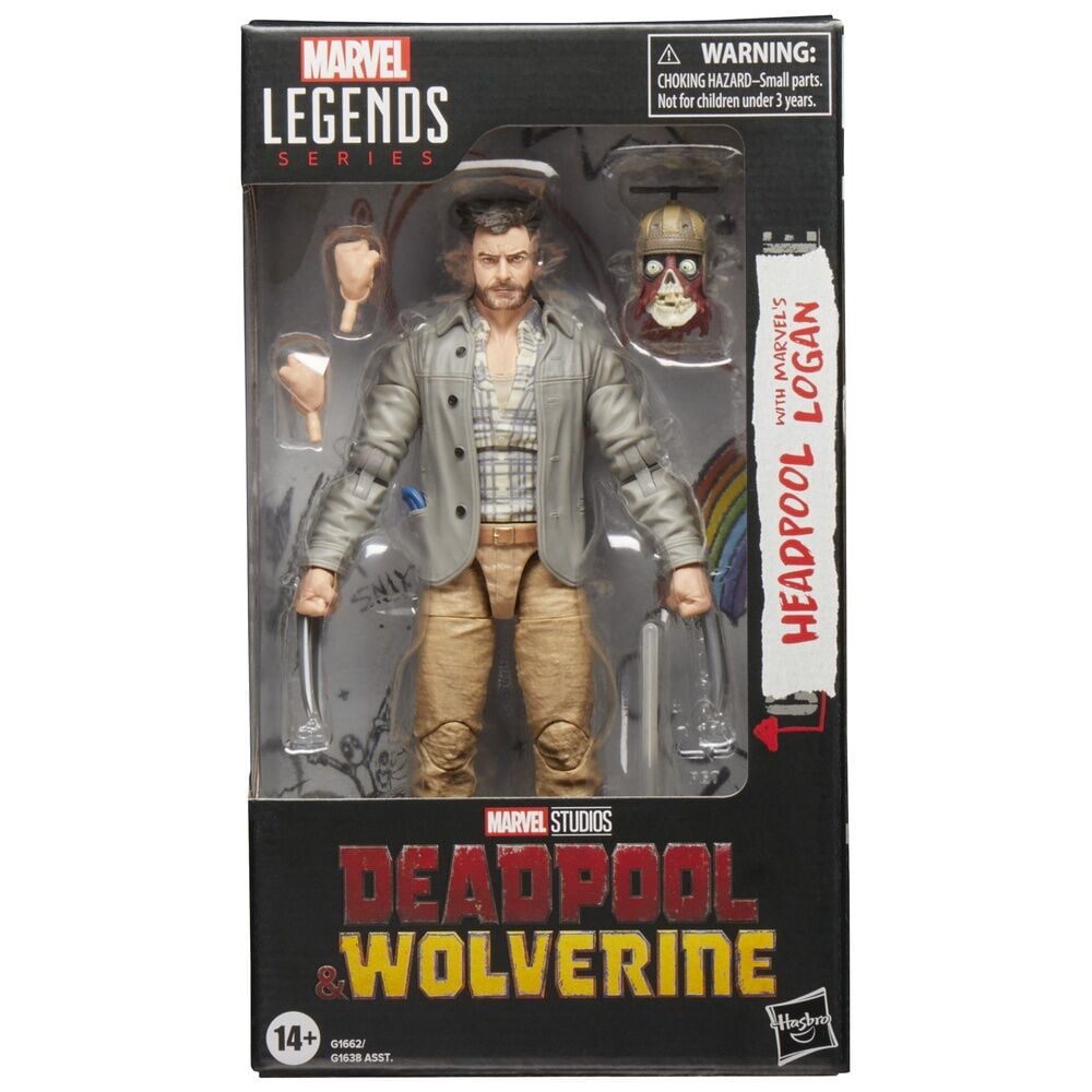 Figura Headpool with Marvels Logan - Deadpool & Wolverine Marvel Legends Series 15cm — vista adicional del producto