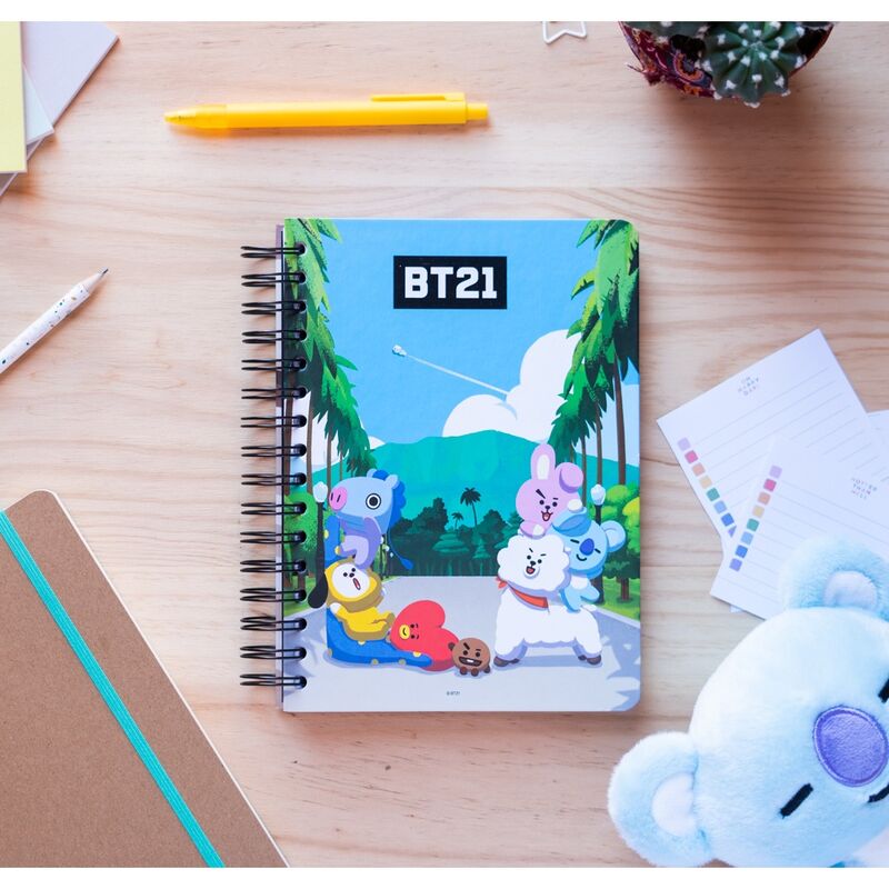 Cuaderno A5 BT21 — vista adicional del producto