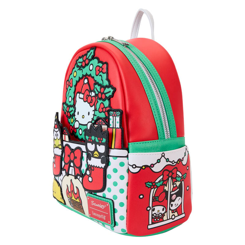 Mochila Christmas Hello Kitty Sanrio Loungefly 26cm — vista adicional del producto