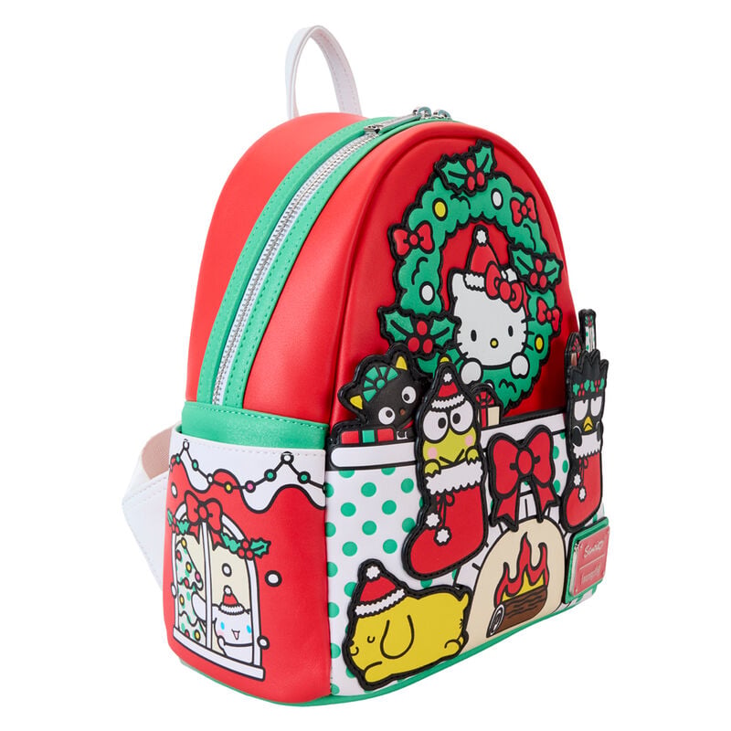 Mochila Christmas Hello Kitty Sanrio Loungefly 26cm — vista adicional del producto