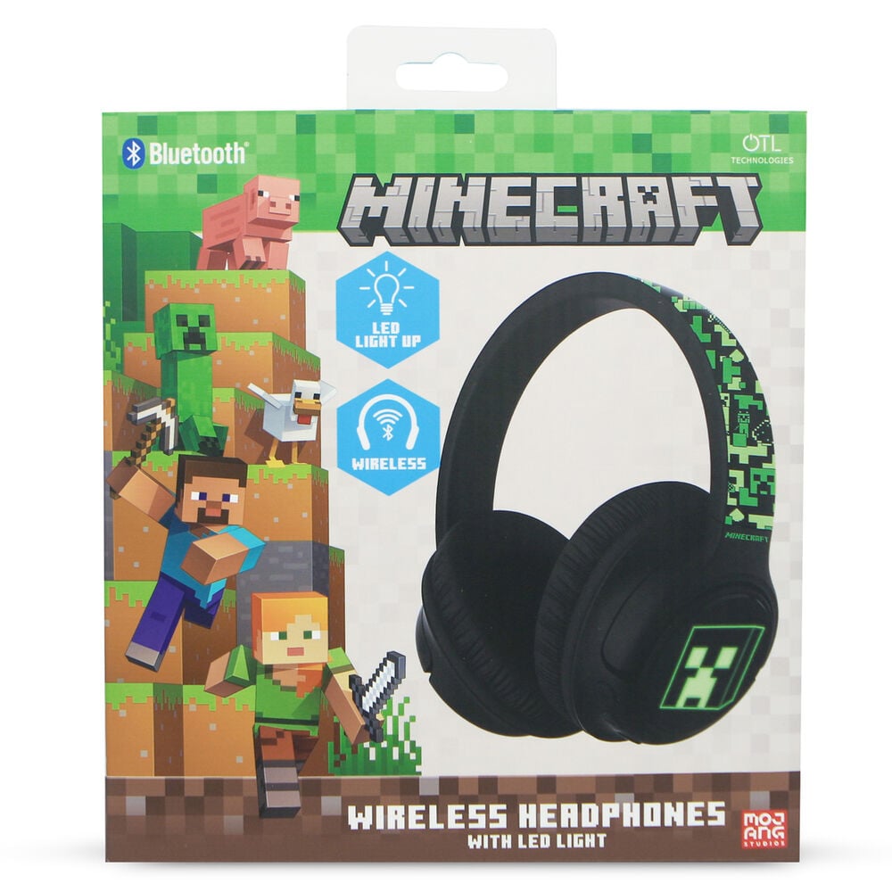 Auriculares inalambricos LED Minecraft — vista adicional del producto