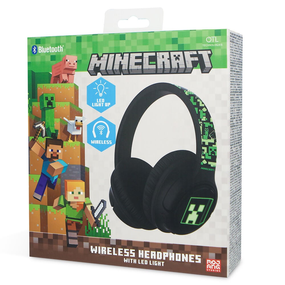 Auriculares inalambricos LED Minecraft — vista adicional del producto