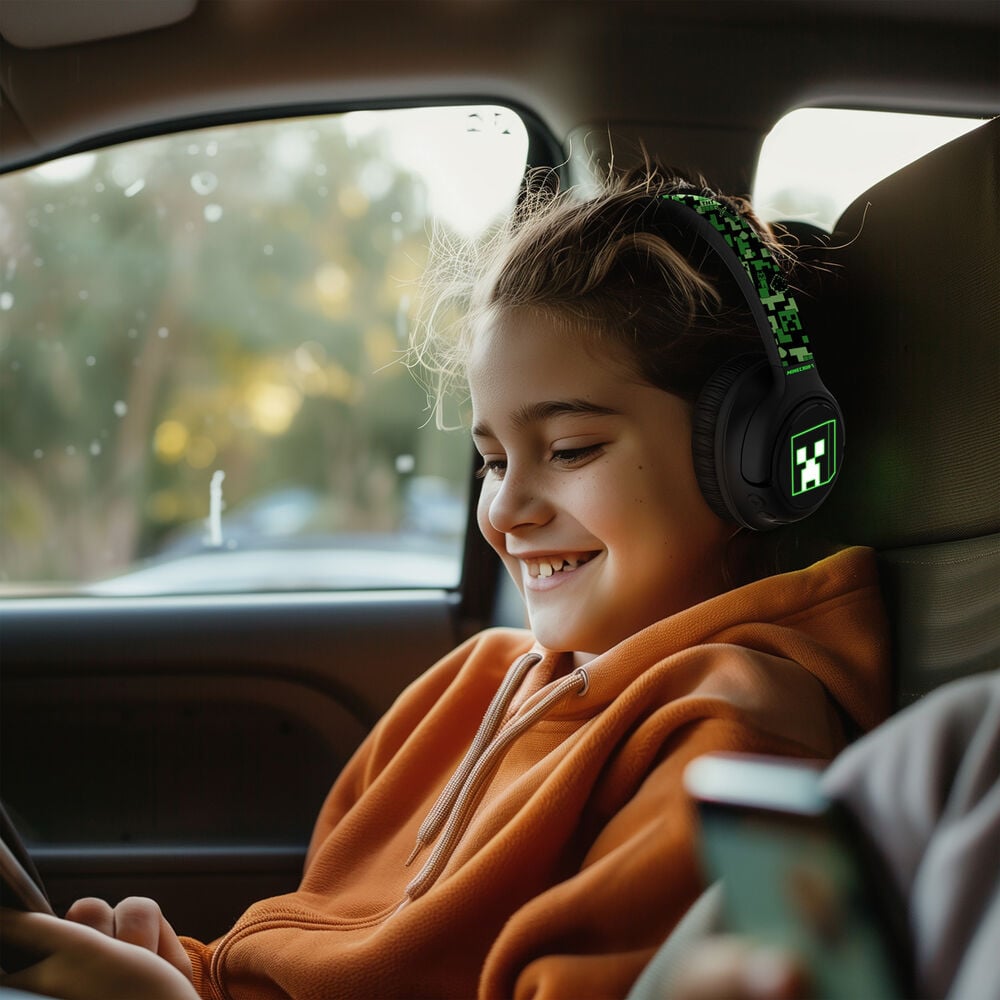 Auriculares inalambricos LED Minecraft — vista adicional del producto