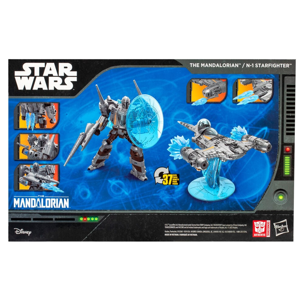 Figura N-1 Starfighter The Mandalorian Star Wars Transformers 19cm — vista adicional del producto