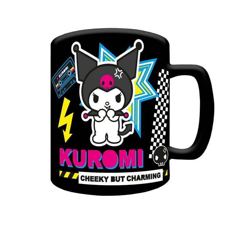 Taza funda de peluche Kuromi Hello Kitty 440ml — vista adicional del producto