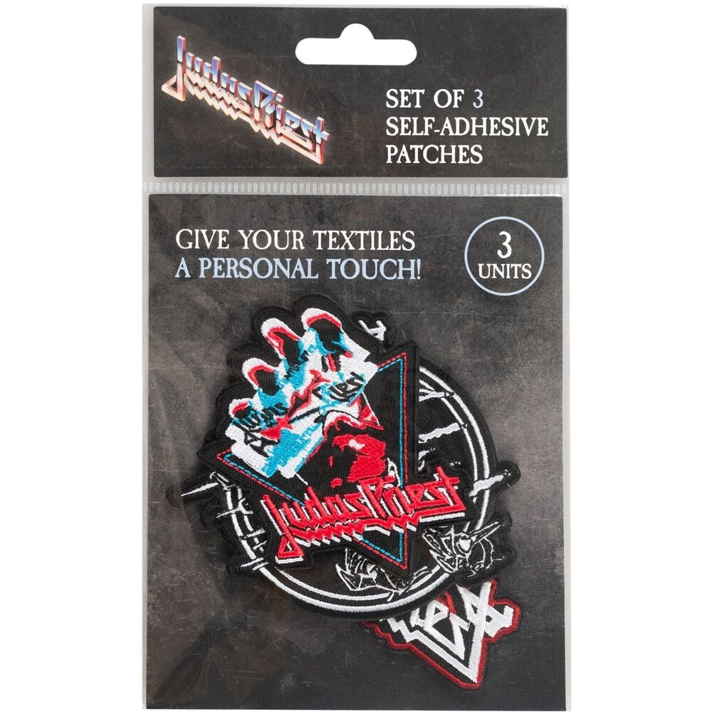 Set 3 parches Judas Priest — vista adicional del producto