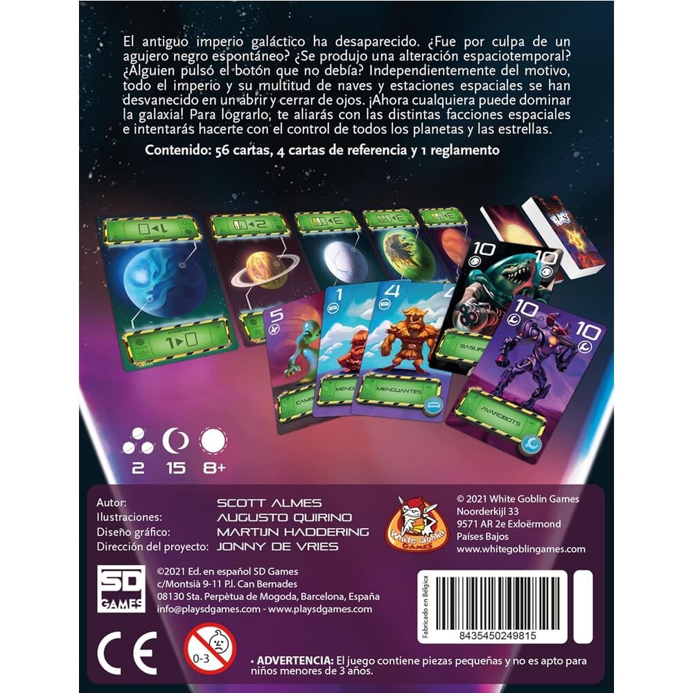 Juego de cartas Blast español — vista adicional del producto