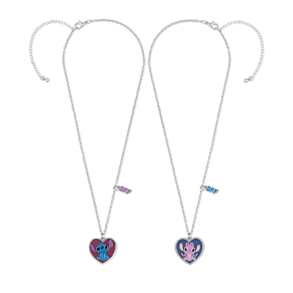 Set 2 Colgantes Angel & Stitch Disney