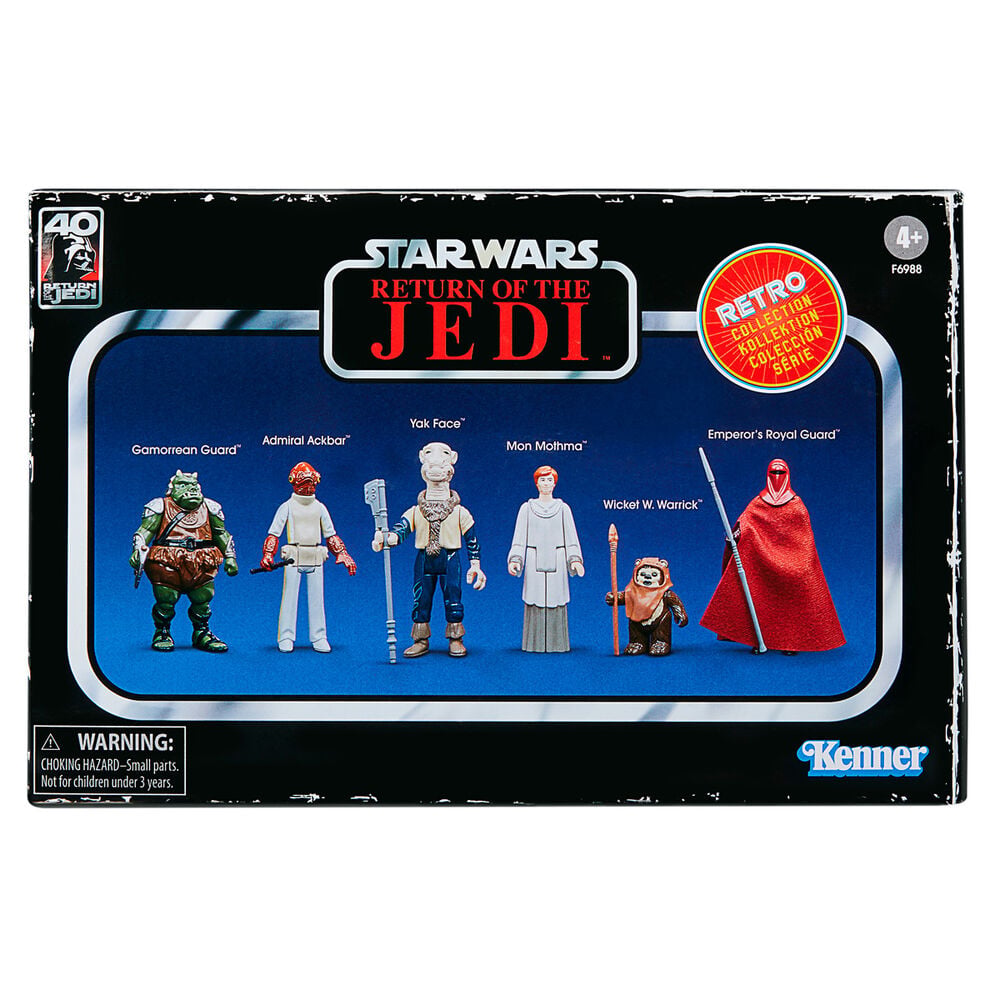 Set 6 figuras coleccion Retro Star Wars El Retorno del Jedi 9,5cm surtido — vista adicional del producto