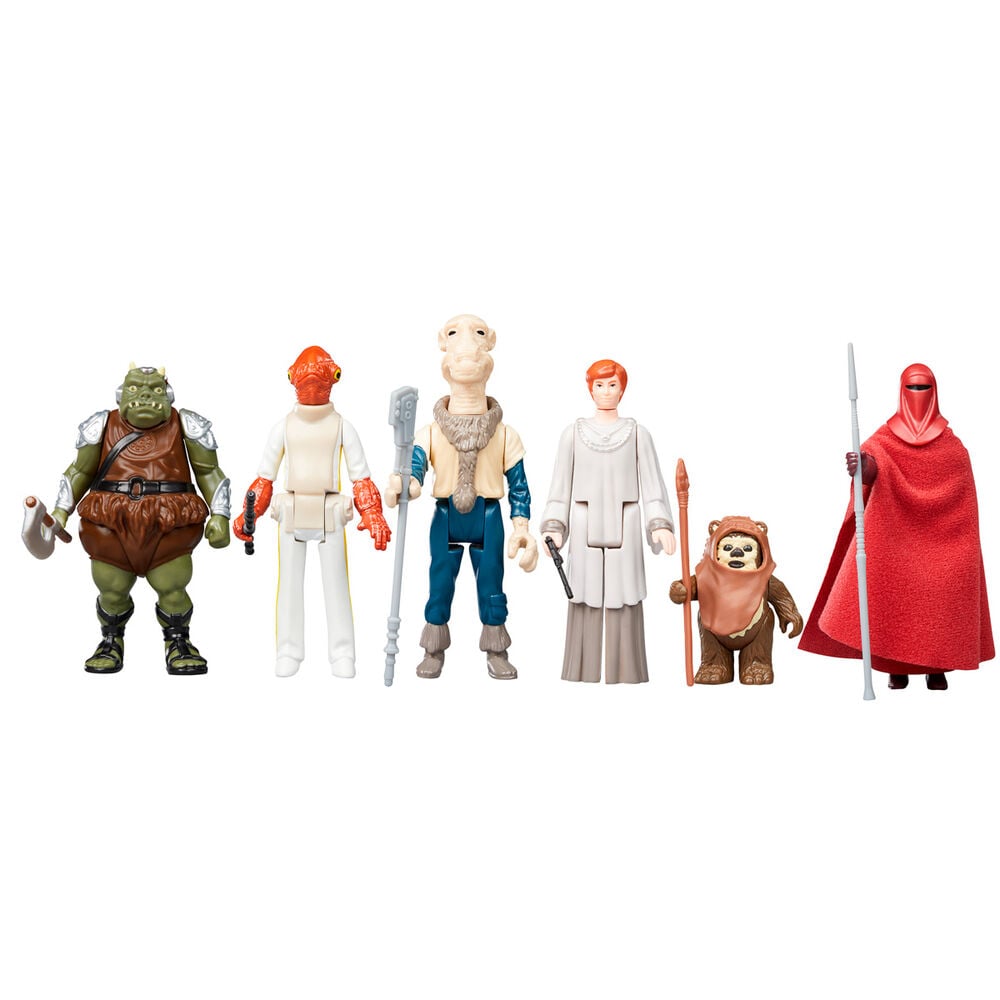 Set 6 figuras coleccion Retro Star Wars El Retorno del Jedi 9,5cm surtido — vista adicional del producto