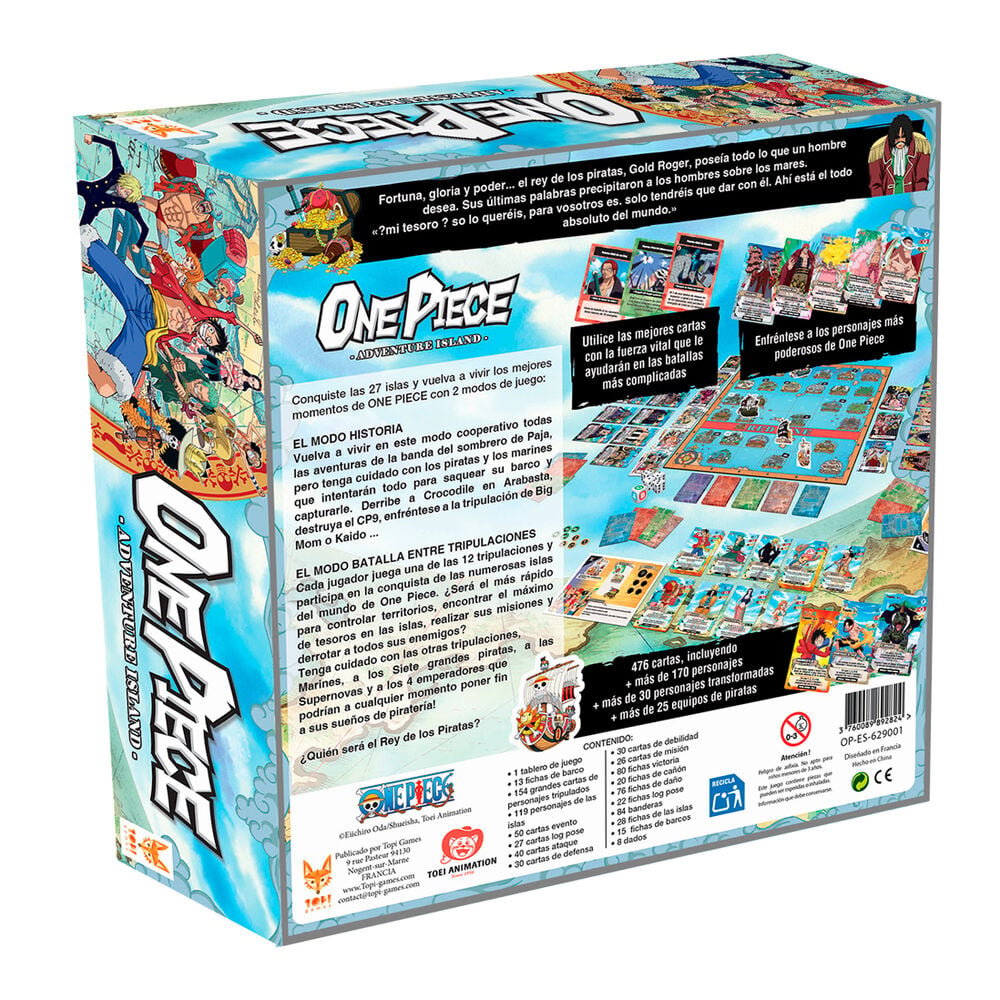 Juego de mesa Isla de Aventuras One Piece español — vista adicional del producto