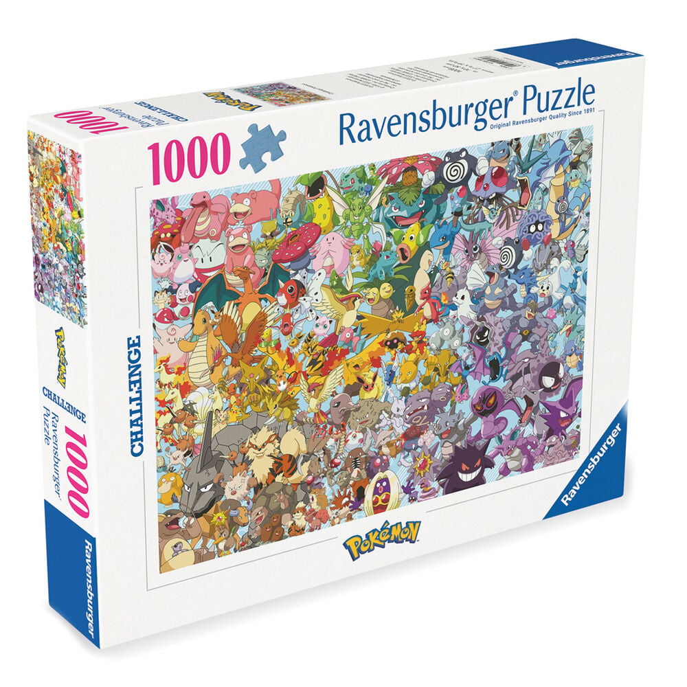 Puzzle Pokémon Challenge · Ravensburger · 1.000 piezas