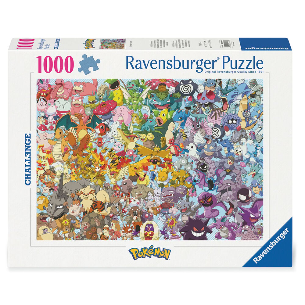 Puzzle Pokémon Challenge · Ravensburger · 1.000 piezas · otra vista