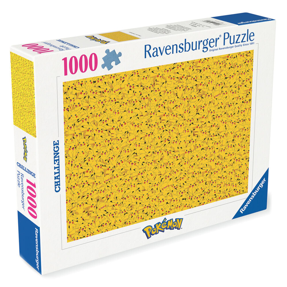 Puzzle Pikachu Challenge · Ravensburger · 1.000 piezas