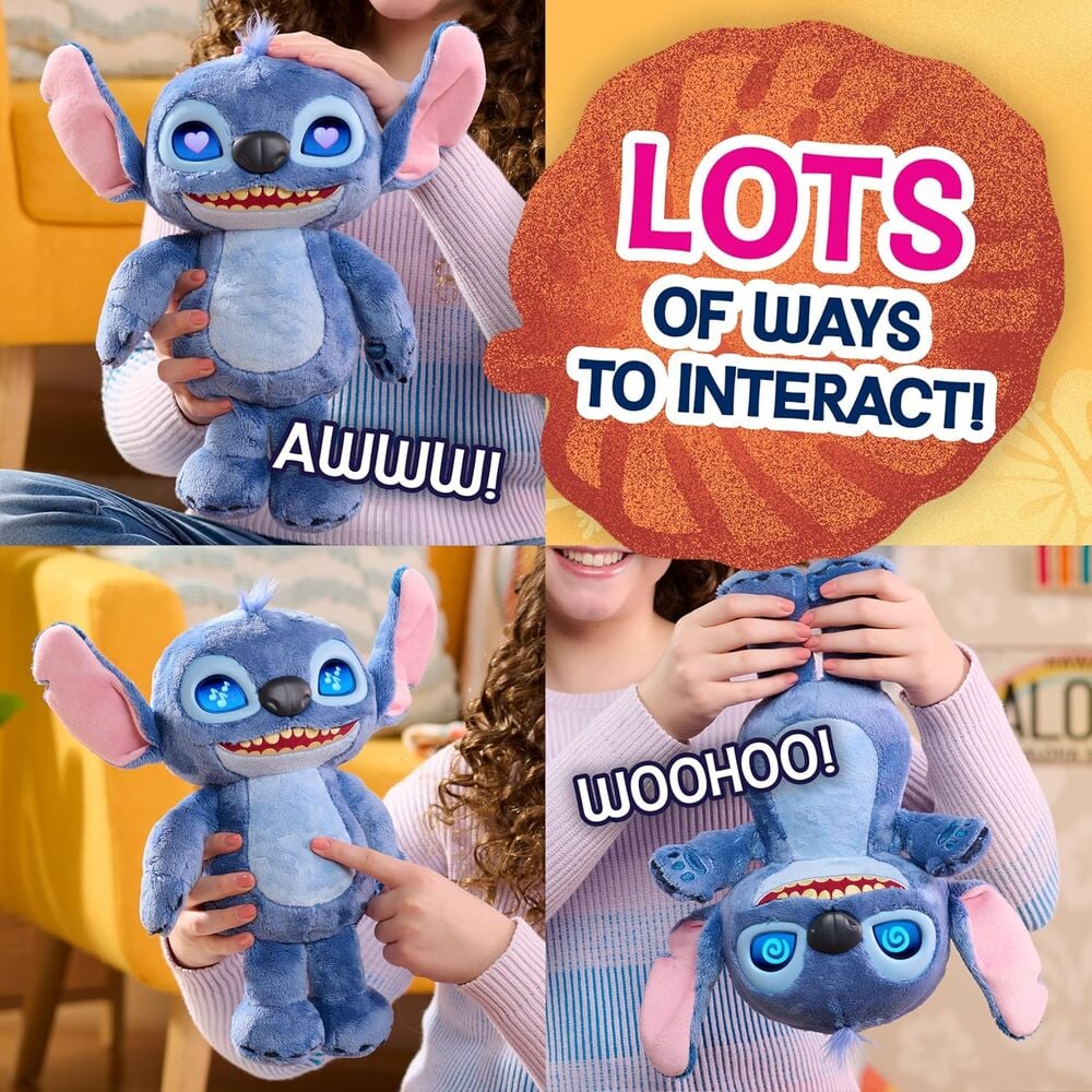 Peluche interactivo Stitch Disney 30cm — vista adicional del producto