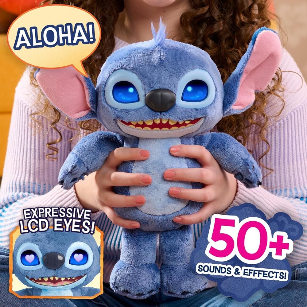 Peluche interactivo Stitch Disney 30cm — vista adicional del producto