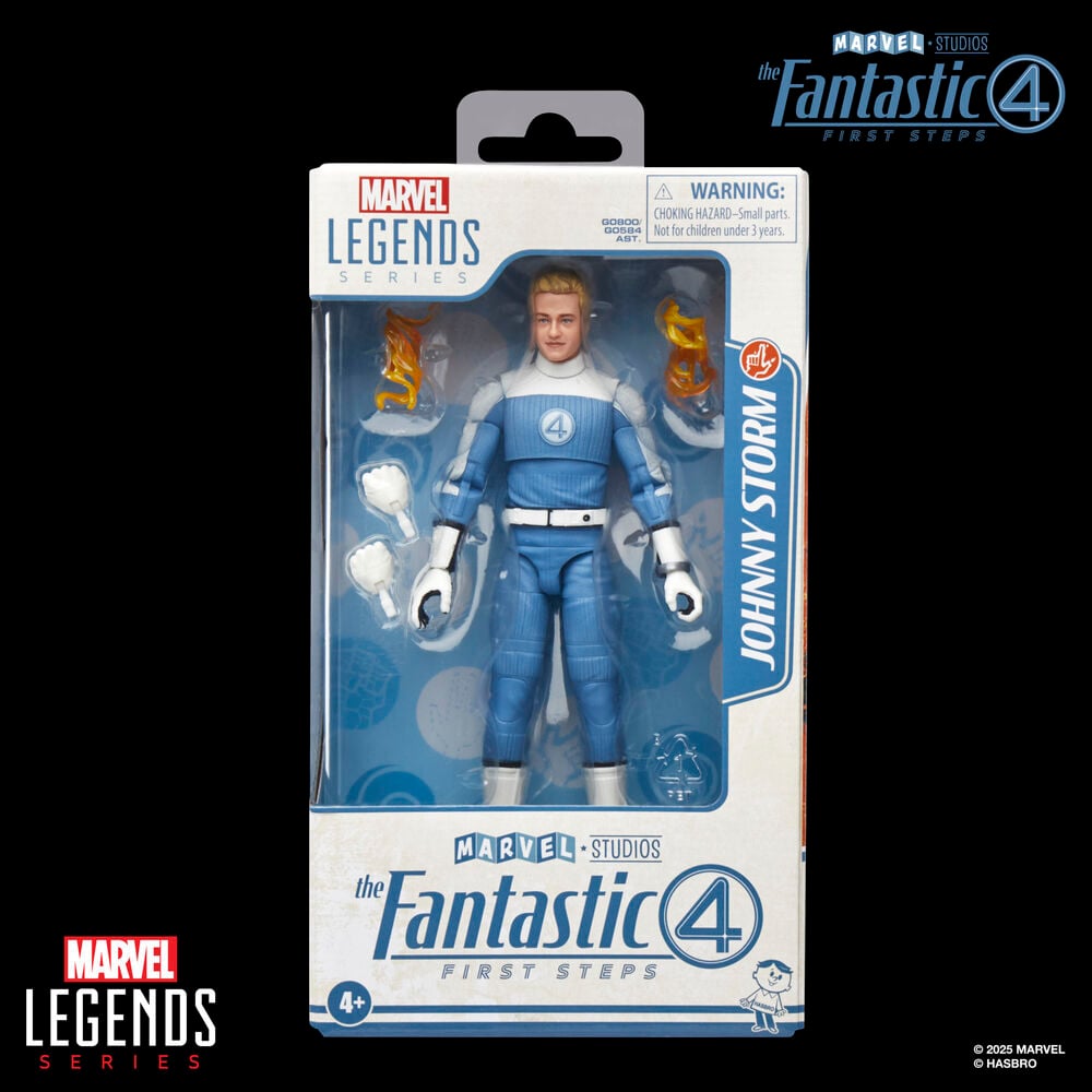 Figura Johnny Storm Los 4 Fantasticos Marvel 15cm — vista adicional del producto
