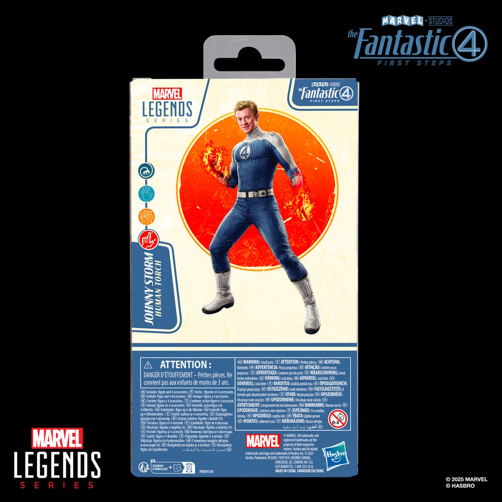 Figura Johnny Storm Los 4 Fantasticos Marvel 15cm — vista adicional del producto
