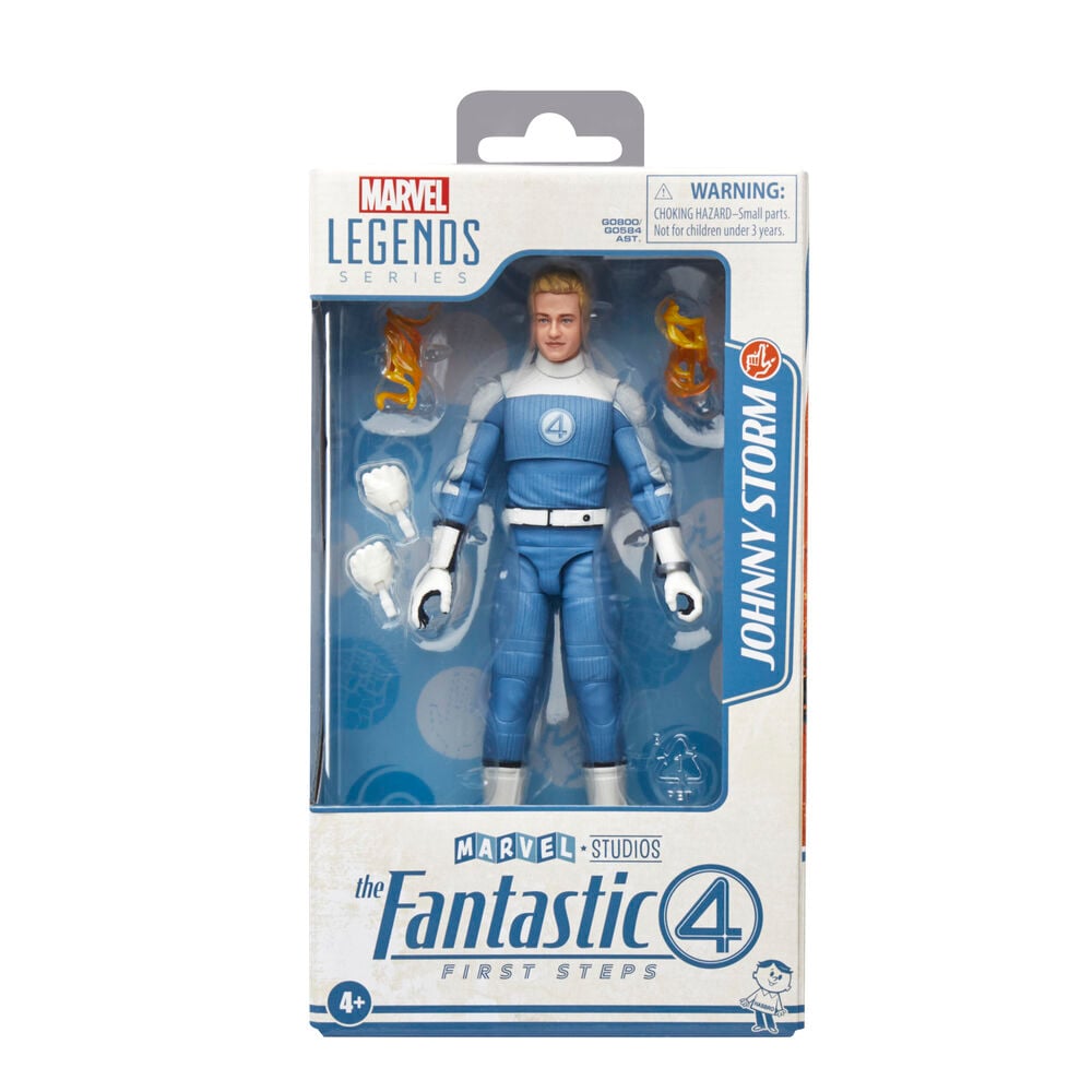 Figura Johnny Storm Los 4 Fantasticos Marvel 15cm — vista adicional del producto