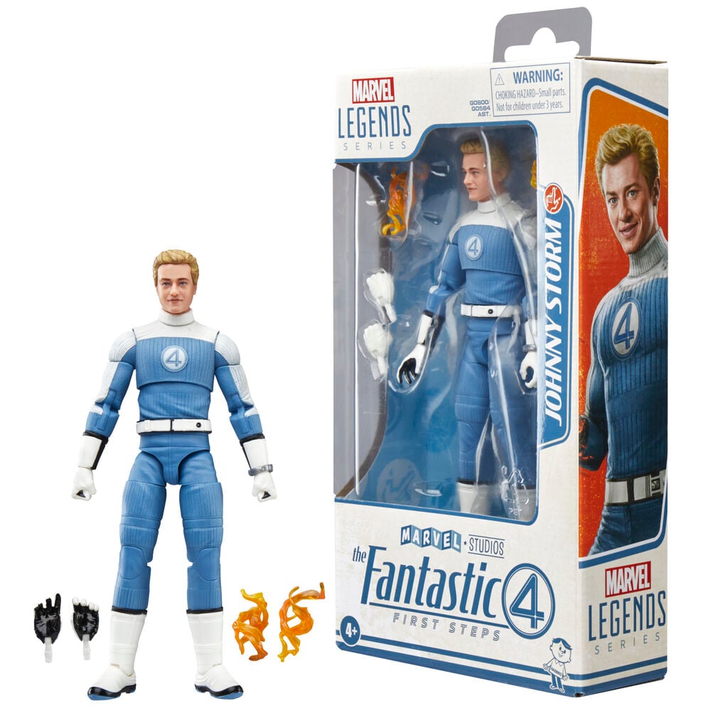 Figura Johnny Storm Los 4 Fantasticos Marvel 15cm — vista adicional del producto