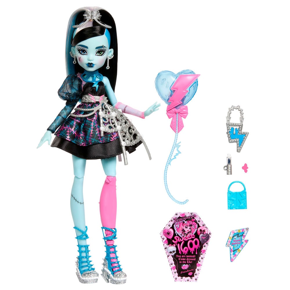 Muñeca Frankie Stein Scary Sweet Birthday 1600 Monster High — vista adicional del producto